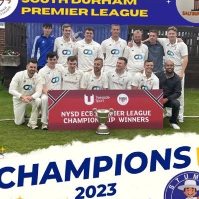 Saltburn Cricket Club , 2023 NY&SD Premier League CHAMPIONS,welcomes all existing members and new friends to our twitter page.