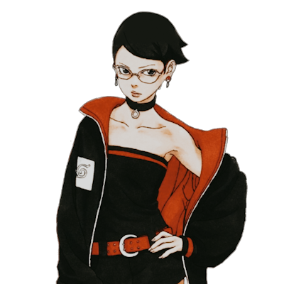 “Don’t look down on Sarada Uchiha!” Papa: @HeavensHandScar Mama: @HarunoHeiress Uncle: @crowsmurder_ Writer is 21 years old