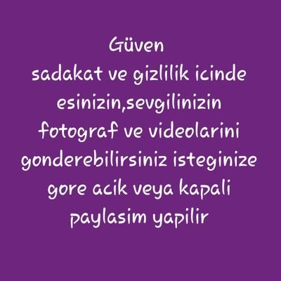 Sayfamız +18 içermektedir yenidir. k.maras merkez ve çevresi gizlilik ve güvene dayalı ilişki için. Admin erkektir.