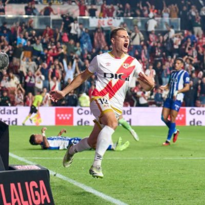 Jugador del Rayo Vallecano. Navares de Enmedio(Segovia) 27/08/2016