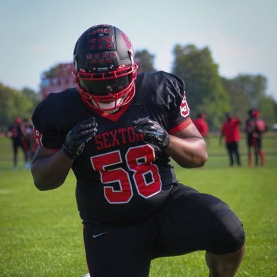 Class of 2024 Lansing Sexton🔴⚫️ nose/defensive tackle/ offensive guard 💫, 3.8 gpa, 5’11 275 bench 315 squat 495