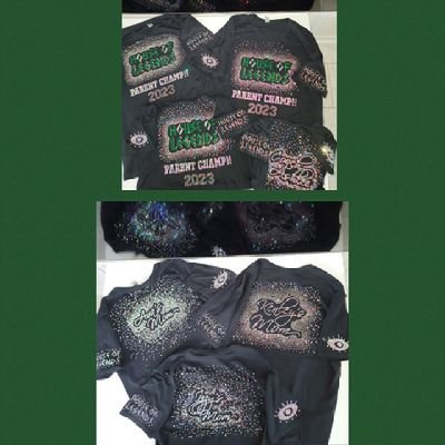 We are custom rhinestone artists. If you can imagine it we can create it in rhinestones for you. Let us get you sparkling with custom rhinestone clothing & more
