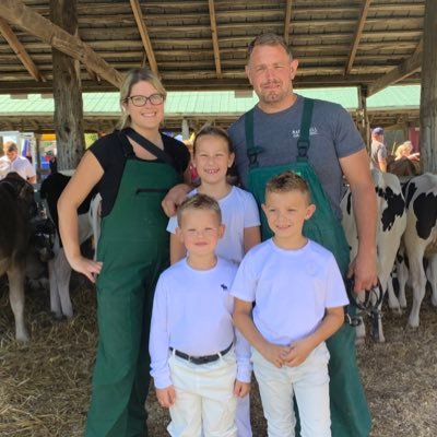 Jenny's husband, father of 5, organic and conventional dairy farmer, watered down dutchman