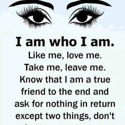 I'm different