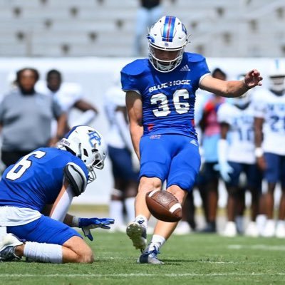 @BlueHoseFtball Kicker/Punter | NCAA ID# 2012977166 | m.mikko2023@gmail.com | 678-590-6803 | Phil Steele FCS Freshman All American