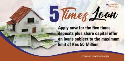 We're a reputable tier 1 SACCO for professionals that enables members to access loans of upto 5times their deposits plus share capital and repay within 72months