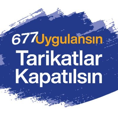 TarikatiKapat's profile picture. 677 sayılı devrim kanunu uygulansın. Tarikatlar Kapatılsın! İmza vermek için: https://t.co/efbLnlvH8M
whatsapp: https://t.co/PopU91r826