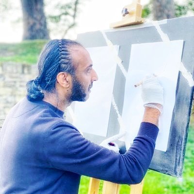 Razwanartist's profile picture. Calligrapher. Artist.  QEST Scholar (Royal Warranty Holders Association). Wordsmith.