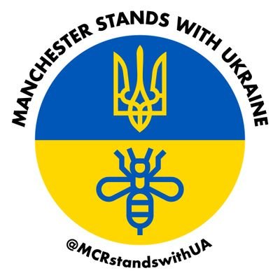 Manchester stands with Ukraine every Saturday at 2PM at Picadilly Gardens 🇺🇦🐝 | We are on IG/TG/FB/TikTok under MCRstandswithUA