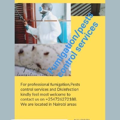 fumigation/pests control services, Disinfection and professional cleaning services