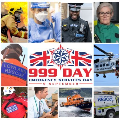 #999Day is your chance to show your support for our NHS & emergency services. Supported by The King & Queen, Prince of Wales, Prime Minister & First Ministers.