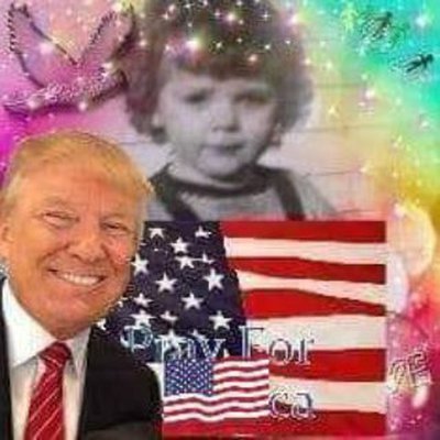 I'm a true, honest, uplifting, encouraging Patriot who loves America. Me when I was three with my favorite President Trump. #GodSaveOurChildren