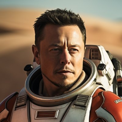 Elon Musk in AI - follow us to see the magic of AI on X!