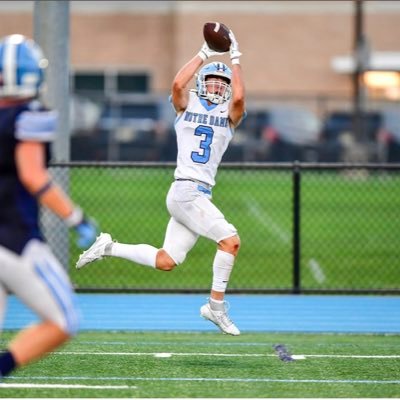 Mikequinn_24's profile picture. C/O ‘24 Notre Dame High School | Wr | 6’3” 187 | 4.0 gpa | 1390 SAT | National Honors Society |