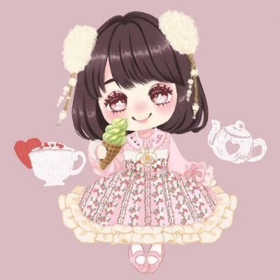 ロリィタさんに憧れる、かわいいとはっぴーに忠実な大人🎀0206は抹茶の日。絵文字が多め🍀