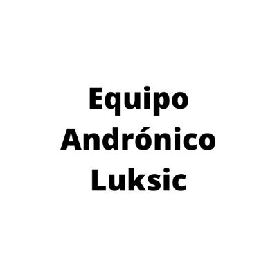 Somos el equipo de Andrónico Luksic Craig @aluksicc