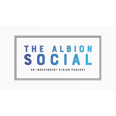 TheAlbionSocial's profile picture. Welcome to The Albion Social, an independent podcast dedicated to #WBA | Hosts @BogsAlf @Rickyleegriffi2