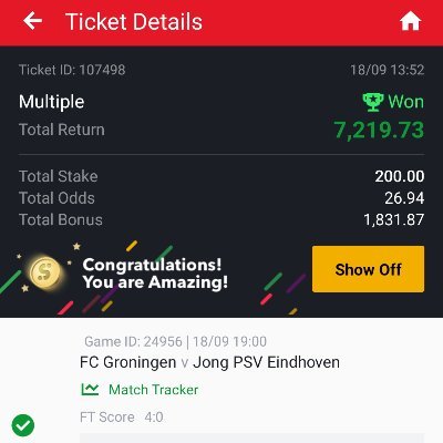 We give all booking code prediction follow me to get it touch, click to join our WhatsApp group for more games 
https://t.co/l0mlL45805
