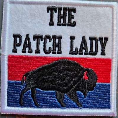 I make machine embroidered patches.
follow for discounts, giveaways, and updates.  I LOVE the Buffalo Bills.