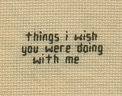 a handmade and xeroxed zine about the things i wish you were doing with me. by brad stemke