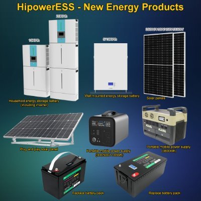 HipowerESS is a New Energy products manufacturer based in China main Production line is batteries, Solar Panels, All-in-one battery, pawerwall, Inverters..