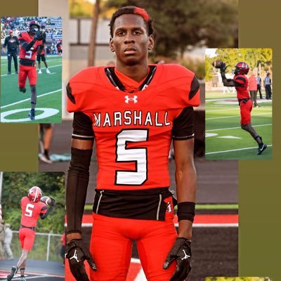 C/O 2025/ Student Athlete/God first:John 3:16/Football,Basketball,Track/Marshall High school(Texas)/Wr #5/PG #3/6’0 160/ 5a/GPA 3.0/40-4.49/ Cell#903-471-9153