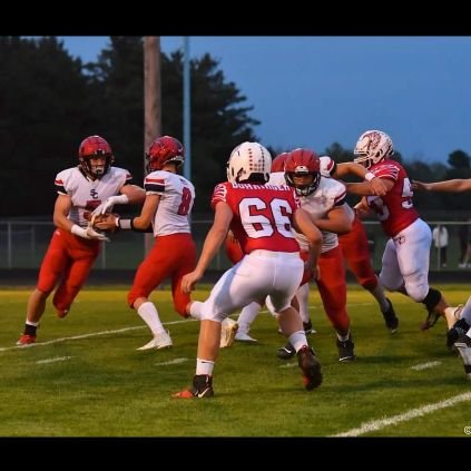 Weyauwega-Fremont High 
DE/LG #66
Height- 6'0'  Weight- 199.7lbs
Phone (920-460-8365)