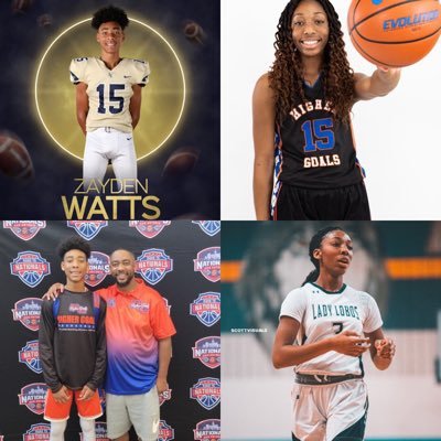 Zayden Watts|6’2 Athlete|Class of 2027 Azaria Watts|5’10 Athlete|Class of 2026