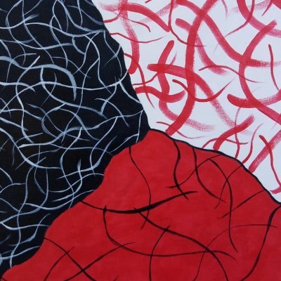 Artista de obras abstractas 
en Negro , Blanco y Rojo solamente .
Obras de Arte Físicas y NFT https://t.co/QDOU9u6yPk , https://t.co/ocIRsYuUx1