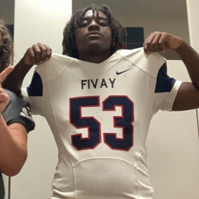 C/O 2027. 6'0 FT. School: @FivayFalconsFB . #53 DT/LG. 190 lbs CONTACT ME THROUGH EMAIL @omirmartin@gmail.com