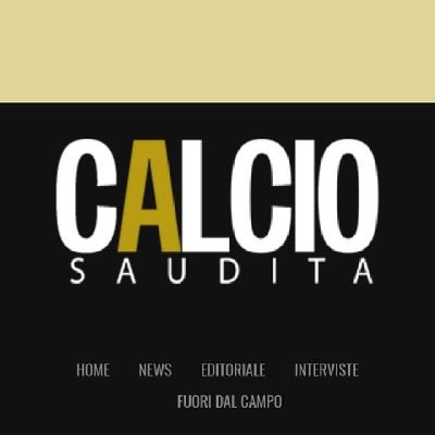 Il primo ed unico portale italiano di calcio saudita