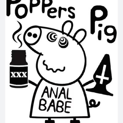 Popper pig looking for popper drainings