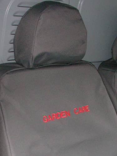 At Vanrobes we manufacturer a superb range of tailored seat covers for vans, all with free embroidery. 01483 776009. EBAY-autointeriorshop