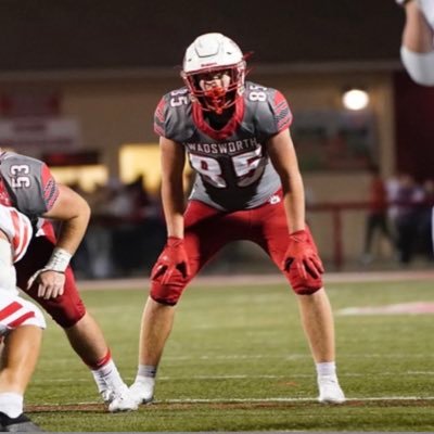 Wadsworth High School, OH | 2026 | 6’1 200lbs | 4.2 GPA | Football-tight end/linebacker | Lax-MF