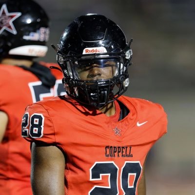 Coppell High School|5’10|188| 3.3 GPA|Unanimous 1st Team All District RB|Track 100m 10.62|Class of 2024  http://https://t.co/9WMnxF9CuI