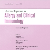 From the #CurrentOpinion series on the current opinions in #allergy and #clinical #immunology