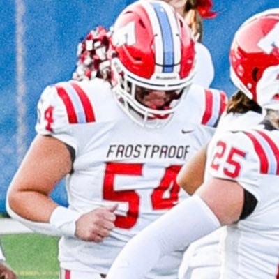 Hunter Brantley 5ft11 230lbs  ‘27 OL/DL at Frostproof high school 3.7 gpa 863-296-7124