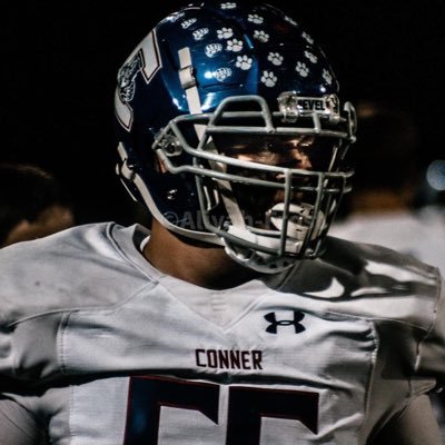 Boden_Roberts's profile picture. | Conner Varsity Football | C/o 2025 | 6’1 270lbs | OG/DT | #55| 3.4 GPA | Boden.roberts3320@outlook.com. My phone number is +18122215658