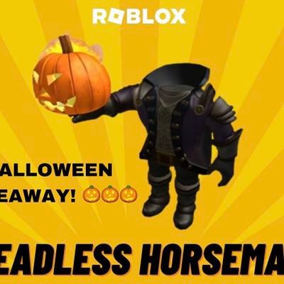 Badcc - Roblox on X: 🎃 Headless Horseman is finally FREE! 🎃 (Roblox  Giveaway - Ends 10/09/23) To celebrate Headless season, i'm giving away  120x Headless bundles! To enter, 🧡 this tweet