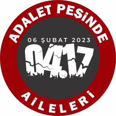 6 Şubat depreminde ailelerimizi öldüren sorumlular gereken cezayı alana kadar pes etmeyecek aileleriz!