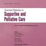 Insightful editorials and on-the-mark invited reviews covering key subjects in #palliativecare and supportive care. #impactfactor = 1.916