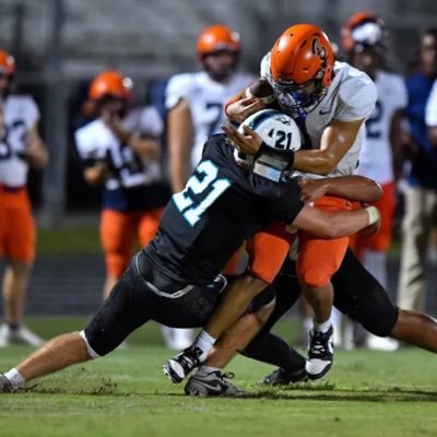 2025 6'1 212 Jensen Beach High School LB/Safety/ATH. 772-631-8368 5.3 Weighted GPA HC: @caffeyjbhs