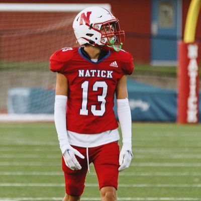 Natick, MA Natick High School | 2025 | WR/DB | 6’0 160| /email: jamesperrier490@gmail.com