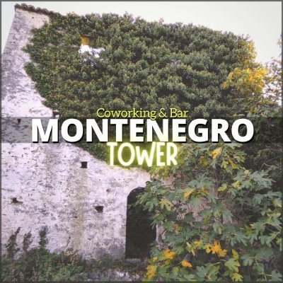 🇲🇪 Montenegro Coworking space & Live music bar in an old ottoman watch tower with beautiful views. Open on Thursday to Sunday from 18:00 - 23:00