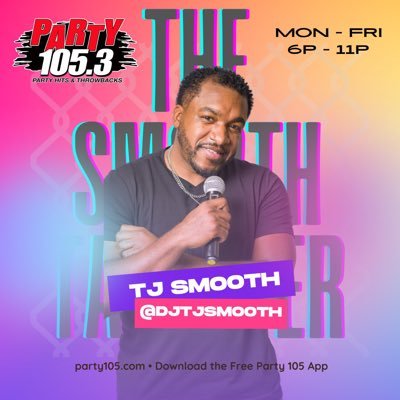 Catch #TheSmoothTakeOver Weekdays 6p-11p ONLY on Party 105.3! The Long Island Radio Landscape Just Got… TakenOver! I Spin Music Too! Hit me for Bookings! 🎤🎧