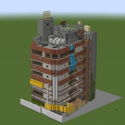Minecraftでコツコツ作ってきた島の進捗をあげる垢│建築勢