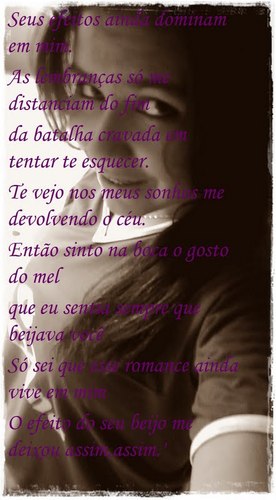 Sou oke soou ñ oke flam, vivo o hj seem pensar no amanhã!