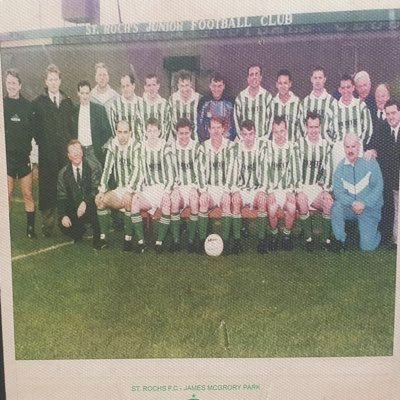 born in Garngad Fitba daft played for wee Roch the Big Roch and with the Candy Roch 🍀won league in 95’ Mon the Candy. “Lived the Dream”