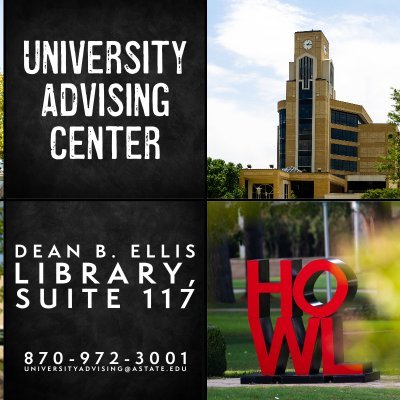 University Advising Center works collaboratively with the campus community to provide a quality advising experience for students and faculty at A-State.