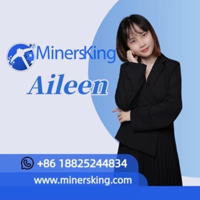 Sales Manager of @MinersKing2023. 
#CryptoMiners Supplier. Support your #CryptoMining
WhatsApp on: +86 188-2524-4834
Telegram: https://t.co/WflXmI74aC